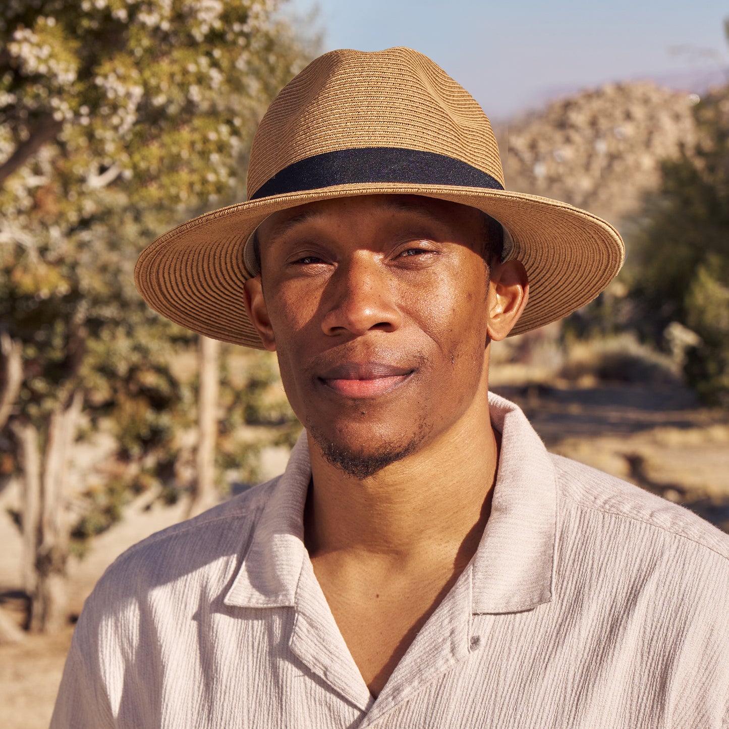 Sunday Afternoons Havana Fedora Hut aus Toyo Stroh - Hellbraun