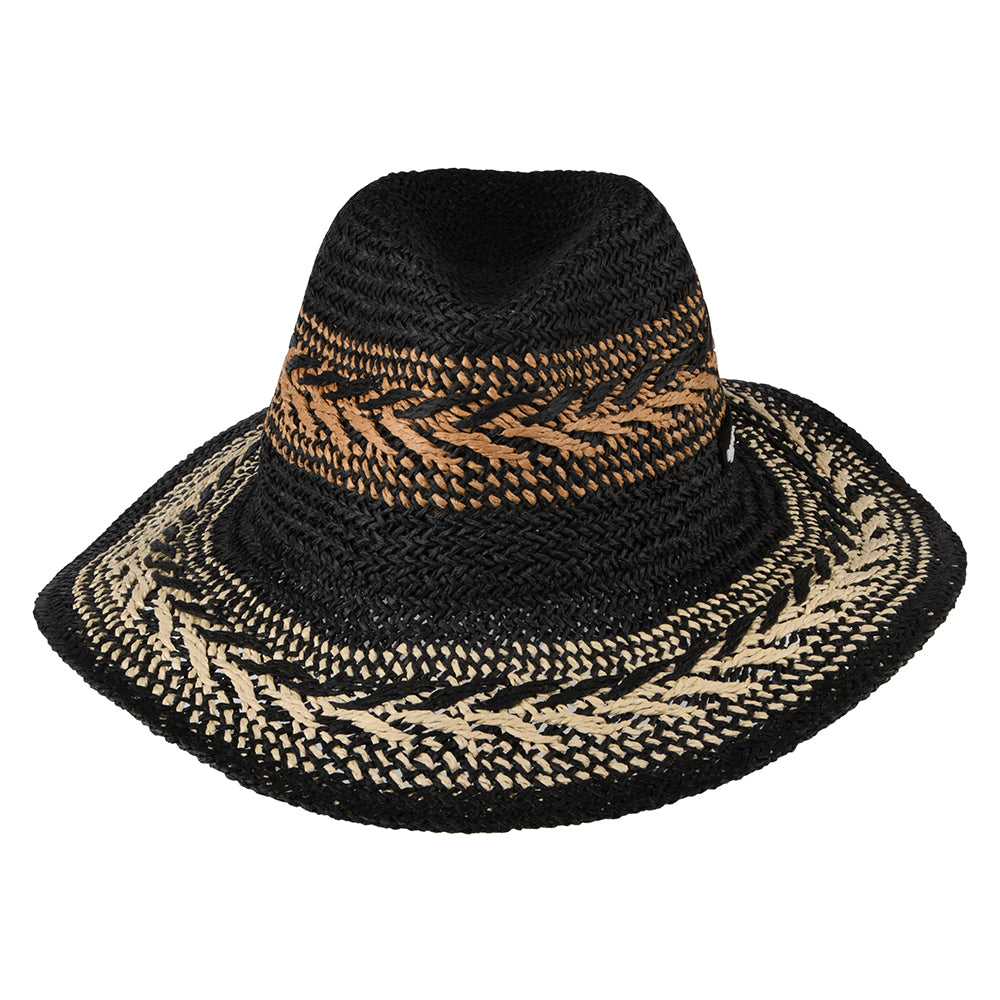 Barts Caledona Sommer Fedora Hut - Schwarz