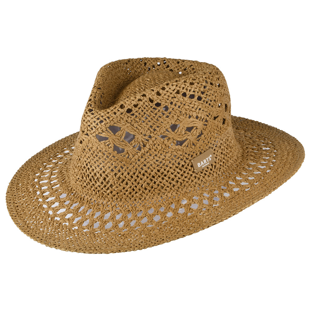 Barts Aratua Vented Summer Fedora Hut - Hellbraun