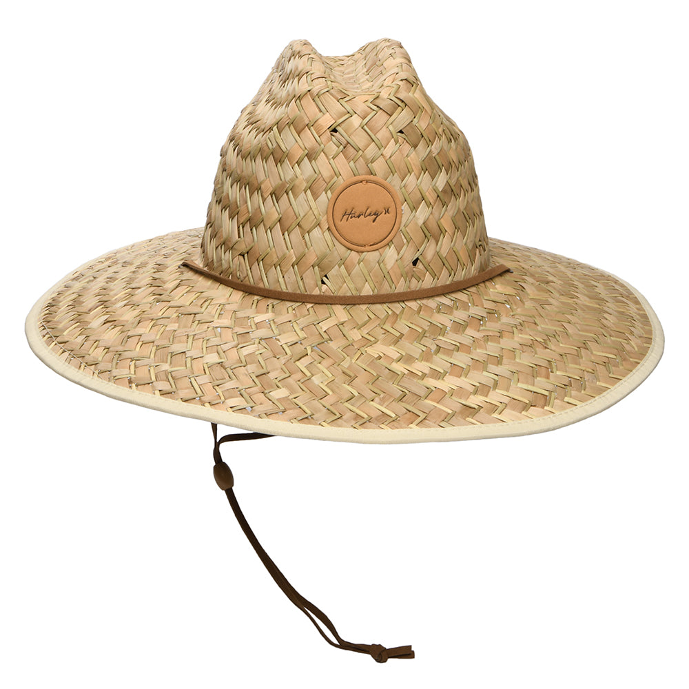 Hurley Damen Rockport Rettungsschwimmer Hut aus Stroh - Natur