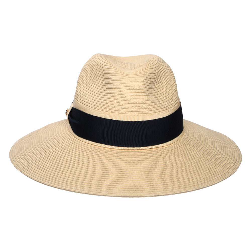 Failsworth Positano Fedora Hut mit erweiterter Krempe Summer - Natur
