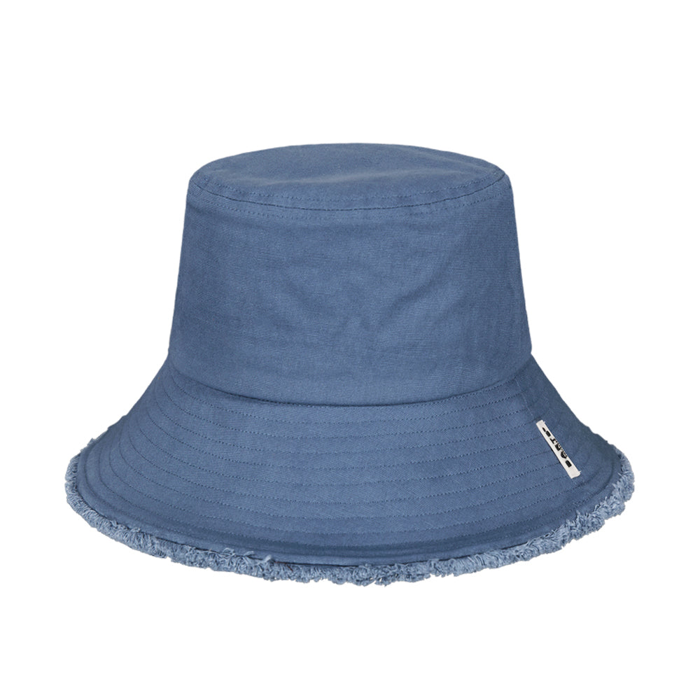 Barts Huahina Sonnenhut aus Baumwolle - Blau
