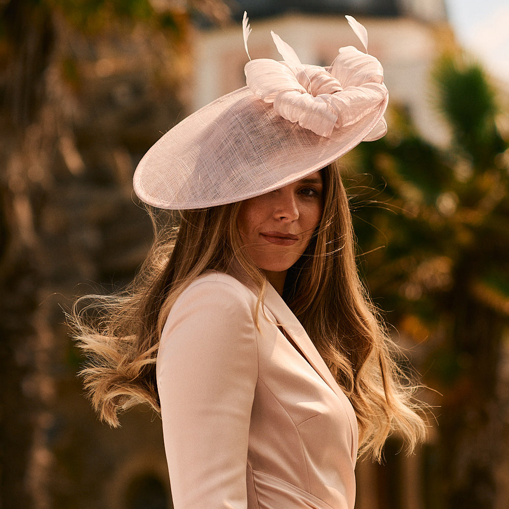 Failsworth Letizia Scheiben Fascinator - Trüffel