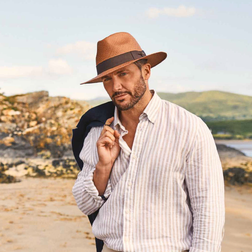 Failsworth Panama Fedora Hut - Tabak