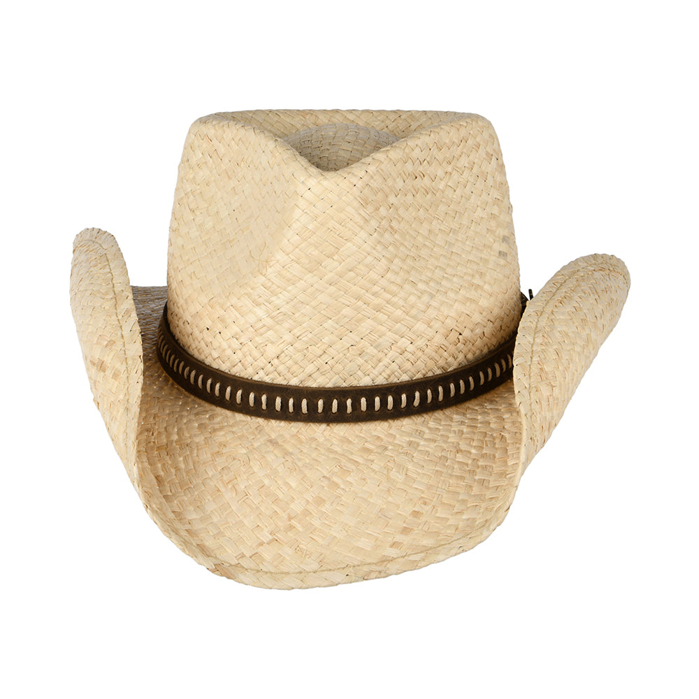 Stetson Western Cowboy Hut aus Raffia-Stroh - Natur