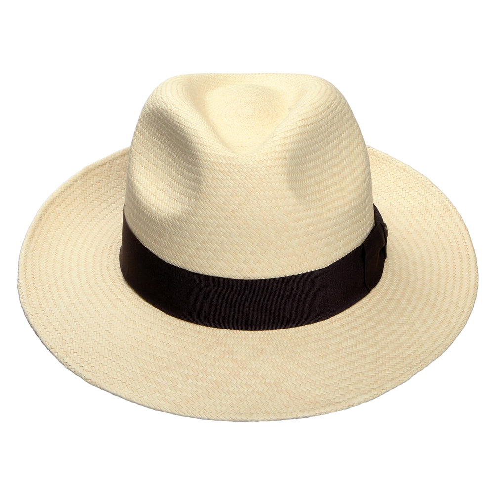 Failsworth Snap Brim Panama Fedora Hut - Natur