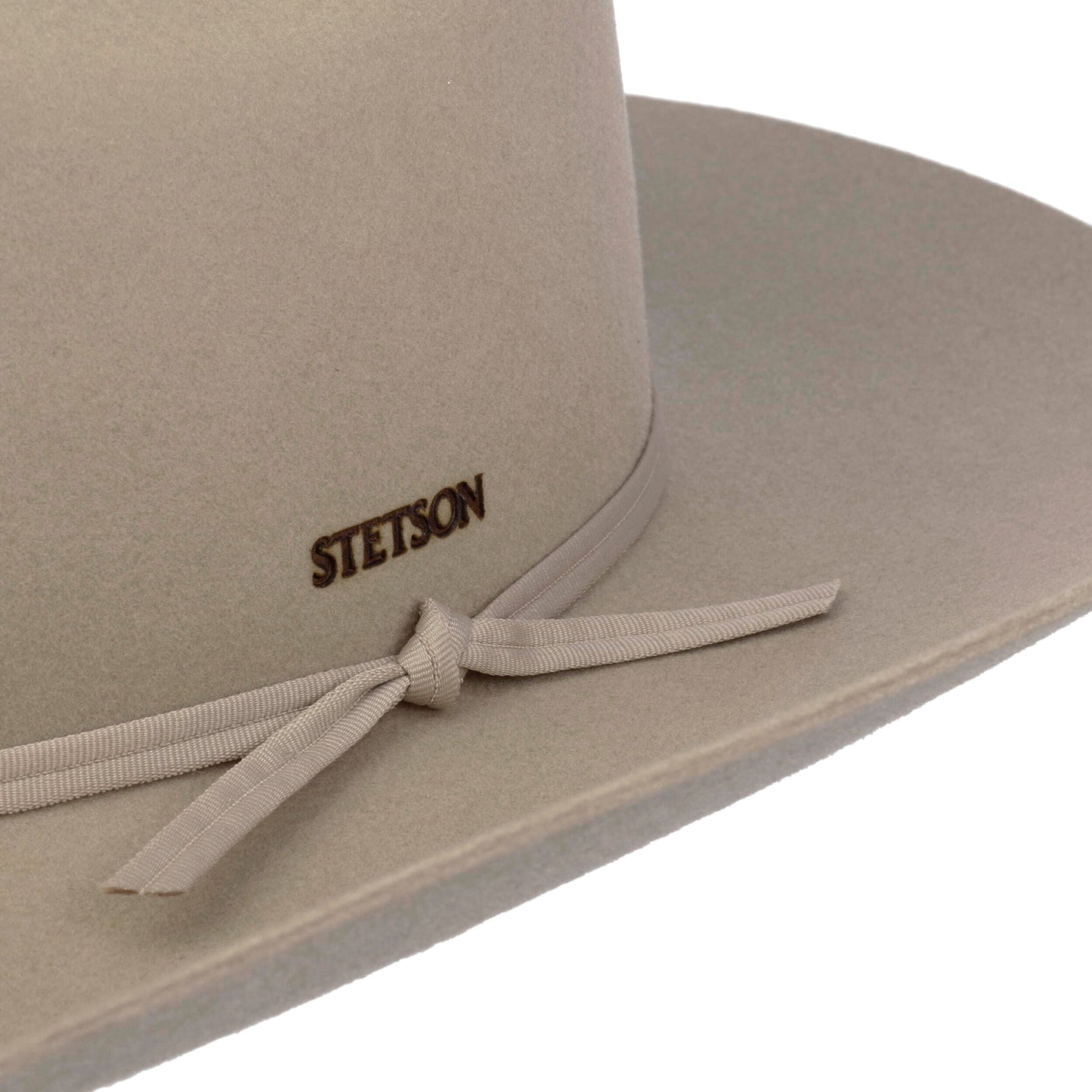 Stetson Diamondville Wasserabweisender Cowboy Hut aus Woll-Kaschmir-Filz - Beige