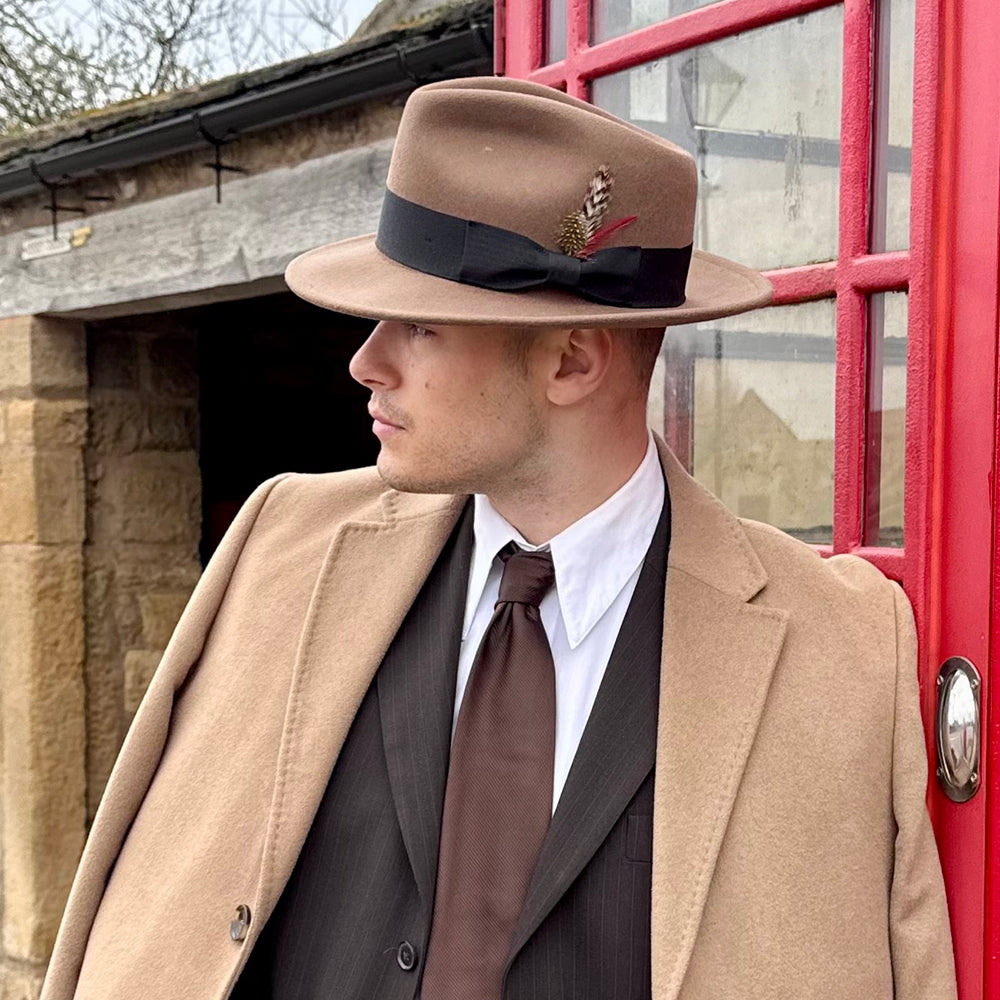 Jaxon & James Knautschbarer C-Krone Fedora - Pekan