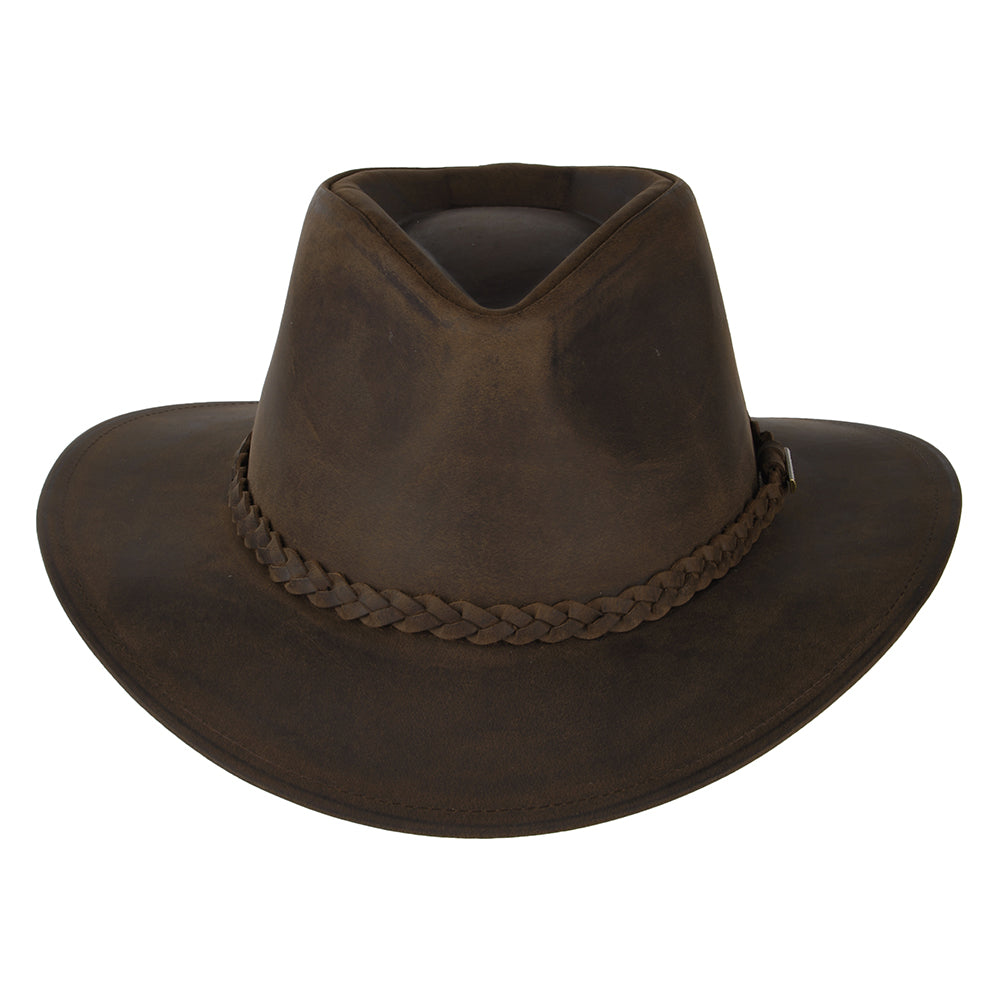 Stetson Cowboy Hut aus Büffelleder - Braun