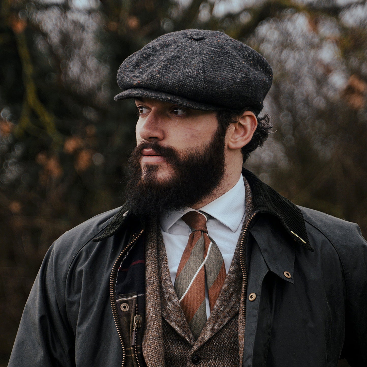 Jaxon & James Blackheath Ballonmütze Gesprenkeltes Marl - Schwarz-Multi