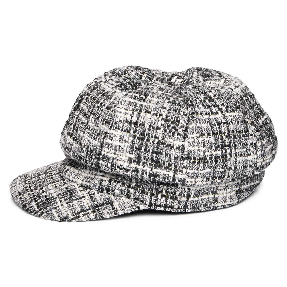 Whiteley Bakerboy Ballonmütze Tweed - Grau