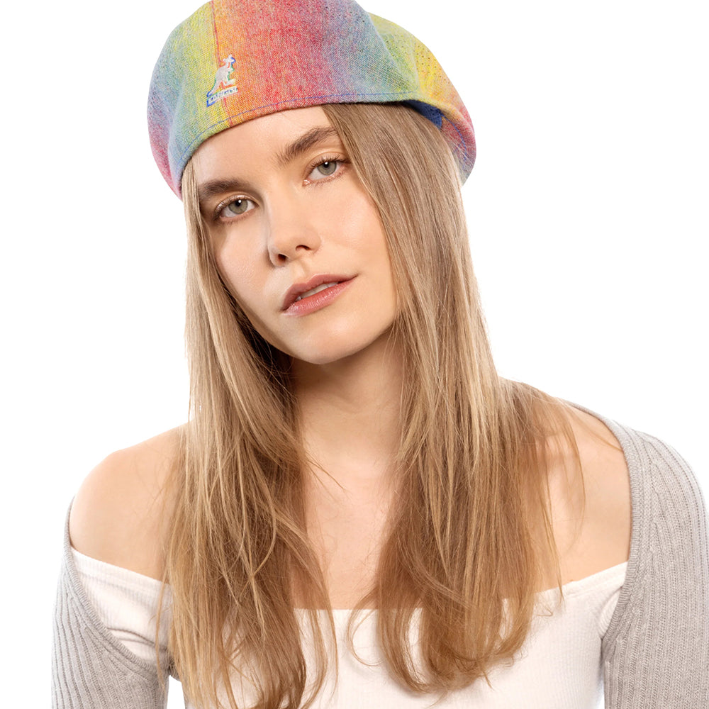 Kangol Tropic Rainbow 504 Ventair Schiebermütze - Mehrfarbig