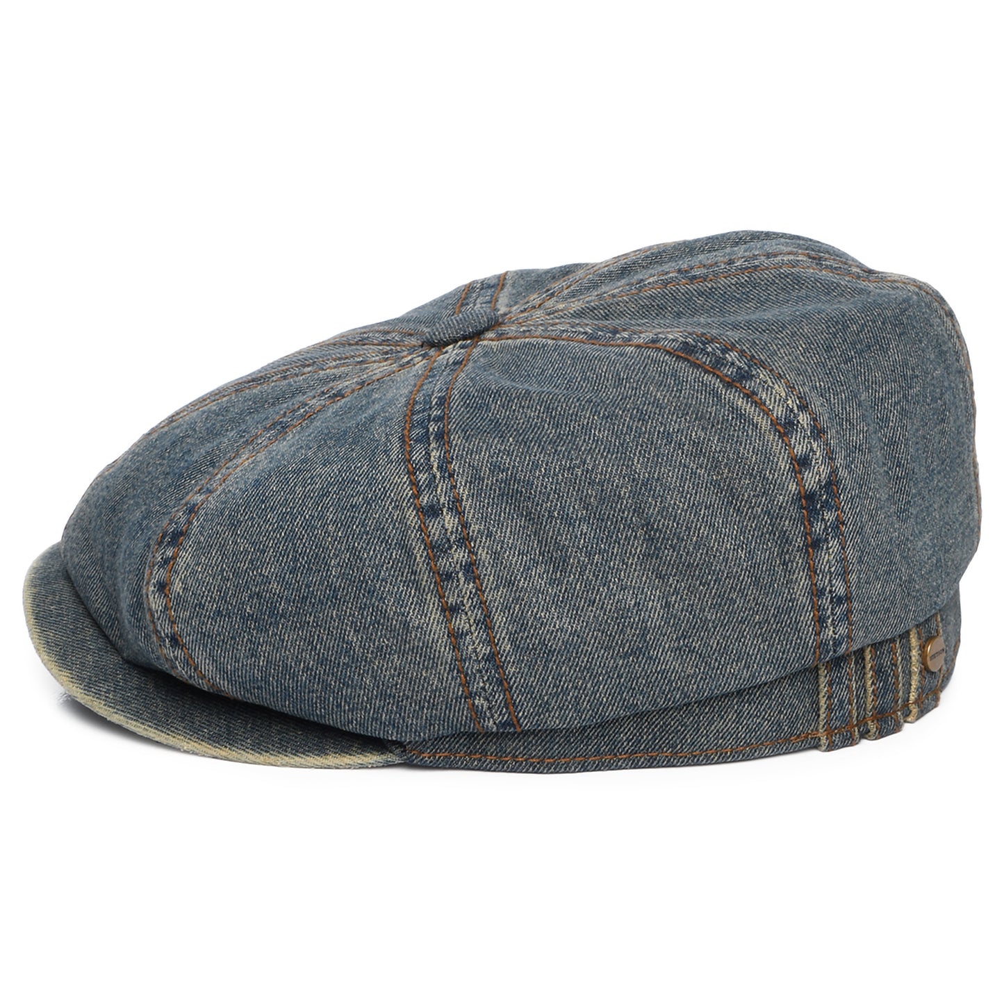 Stetson Hatteras Denim Ballonmütze - Verwaschenes Blau