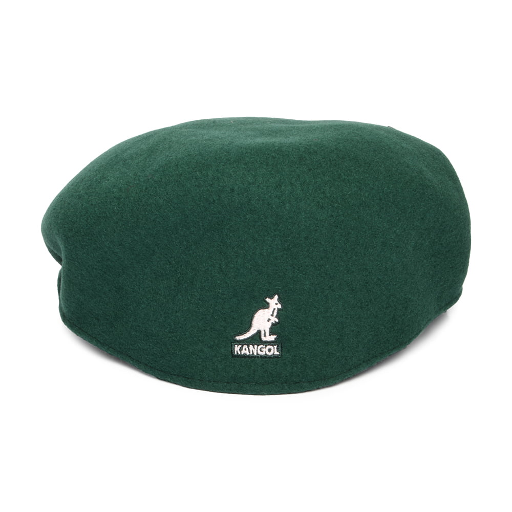 Kangol 504 Schiebermütze aus Wolle - Smaragdgrün