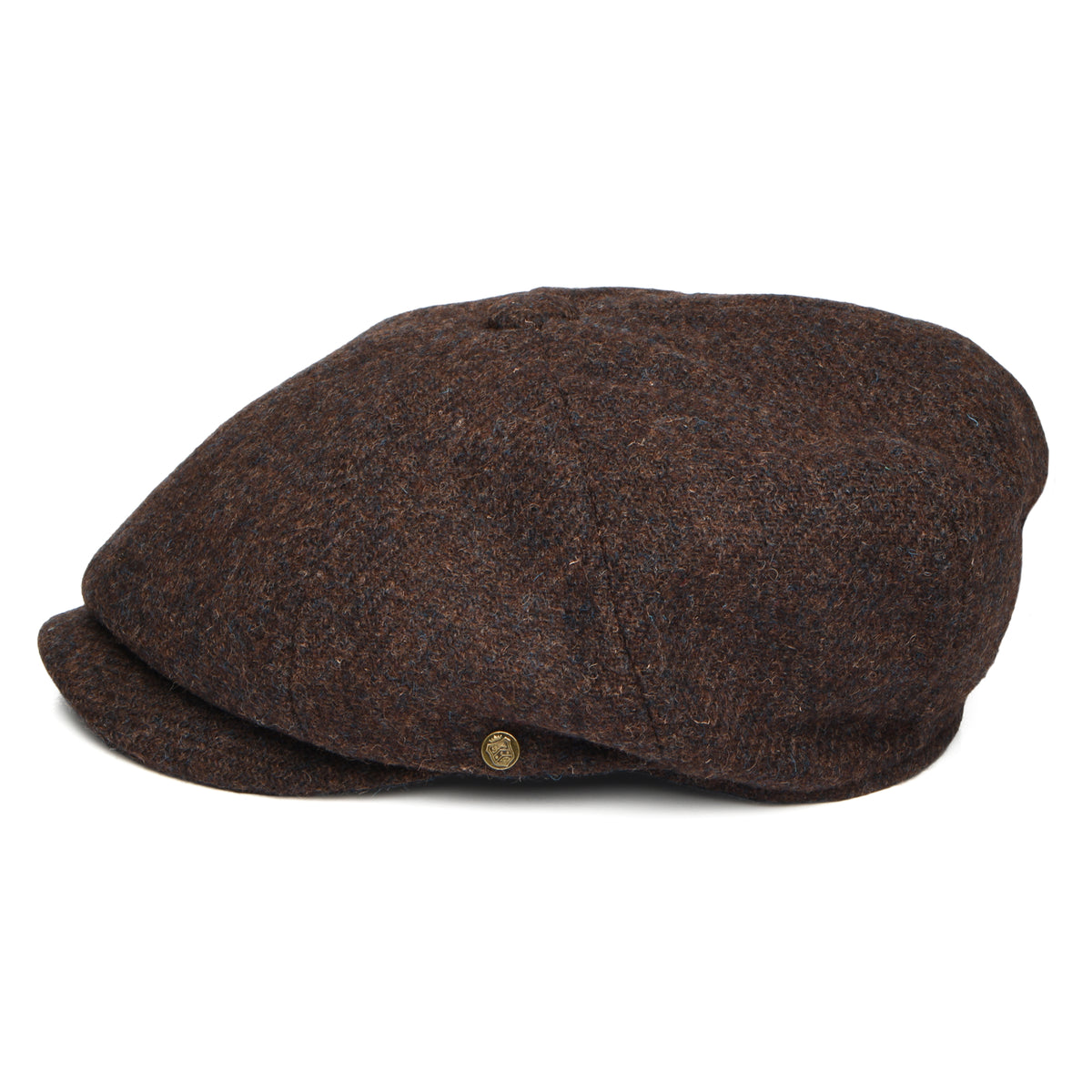Failsworth Carloway HARRIS TWEED Ballonmütze - Braun