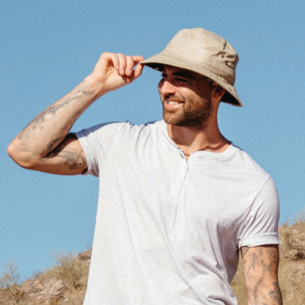 Jaxon & James Packbarer Fischerhut aus Baumwolle - Khaki