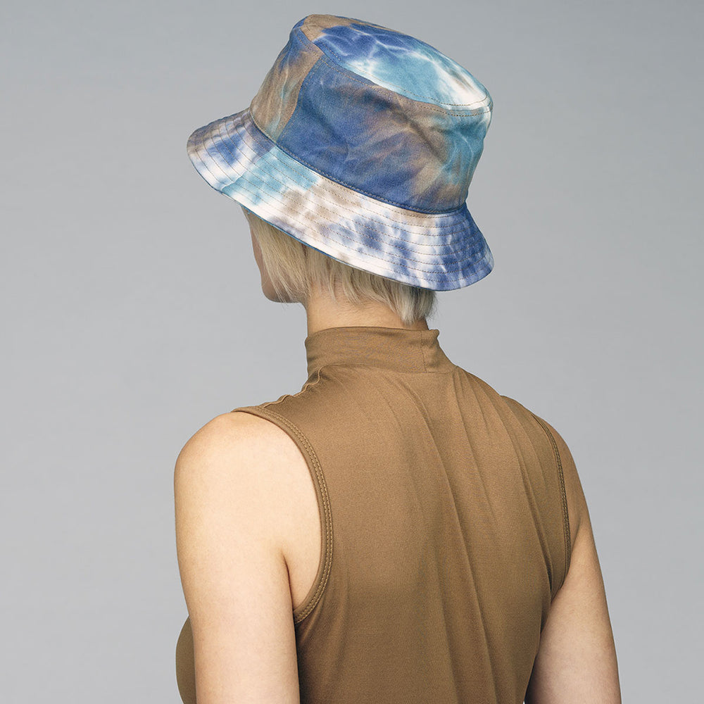 Kangol Fischerhut Tie Dye - Braun-Blau-Multi