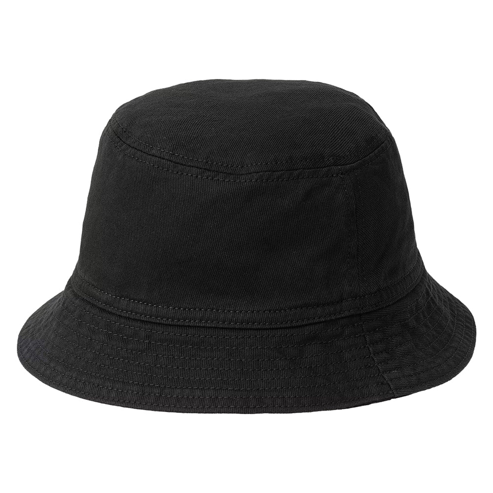 Carhartt WIP Drewe Fischerhut Herz aus Baumwolle - Verwaschenes Schwarz