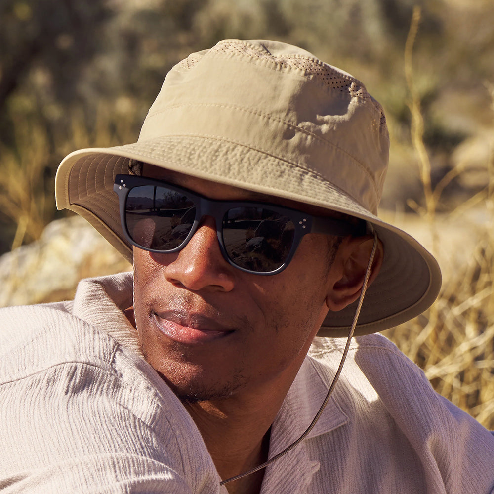 Sunday Afternoons Solar Recycled Wasserabweisende Fischerhut - Hellbraun