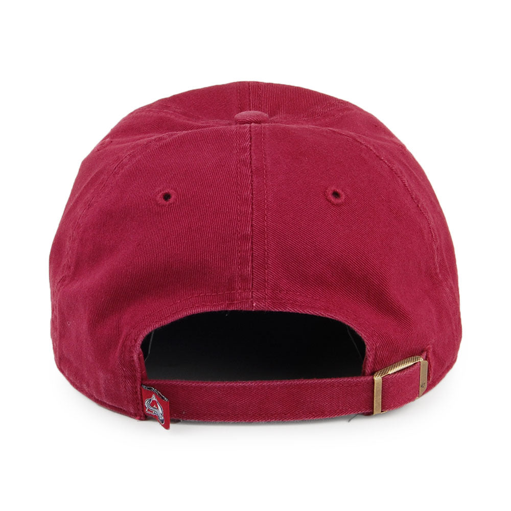 47 Brand Colorado Avalanche Baseball Cap - Clean Up - Kardinalrot