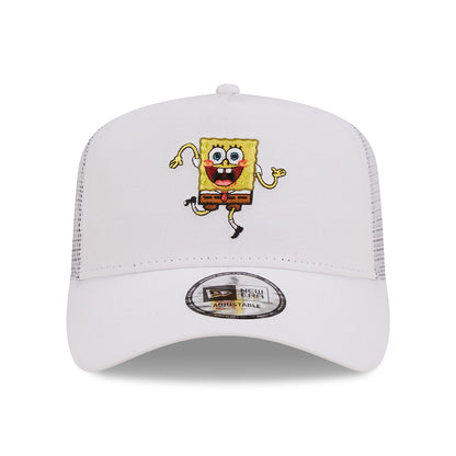 New Era A-Frame SpongeBob Schwammkopf Trucker Cap - Nickelodeon - Weiß