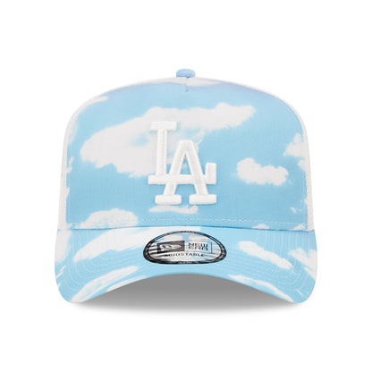 New Era A-Frame L.A. Dodgers Trucker Cap - MLB Cloud AOP - Hellblau-Weiß