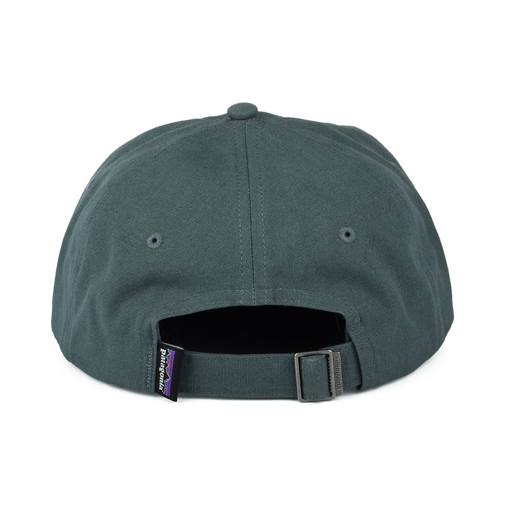 Patagonia P-6 Label Trad Baseball Cap aus organischer Baumwolle - Helles Waldgrün