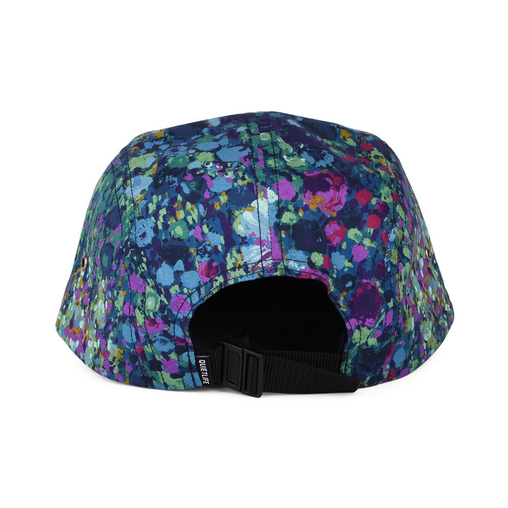 The Quiet Life Monet 5 Paneelen Cap Floral - Blau-Grün-Lila
