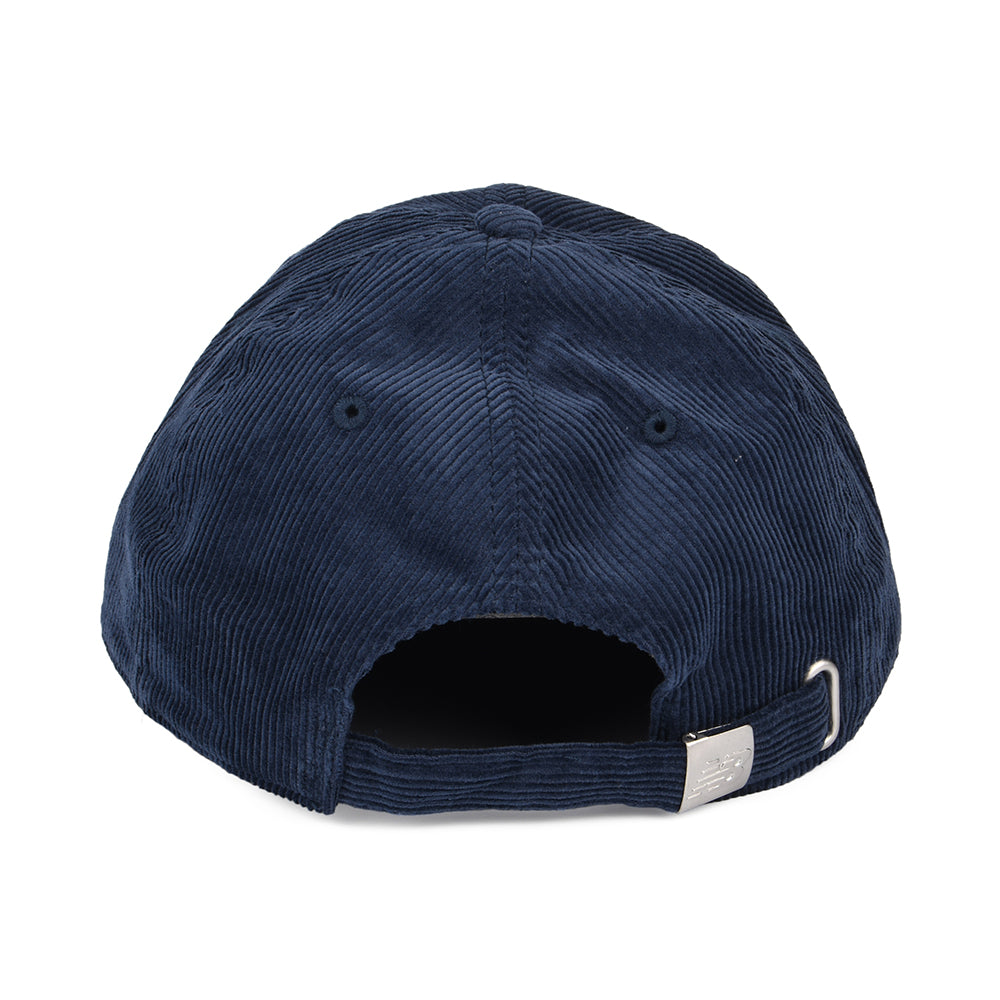New Balance Verwaschener Kord Baseball Cap - Marineblau