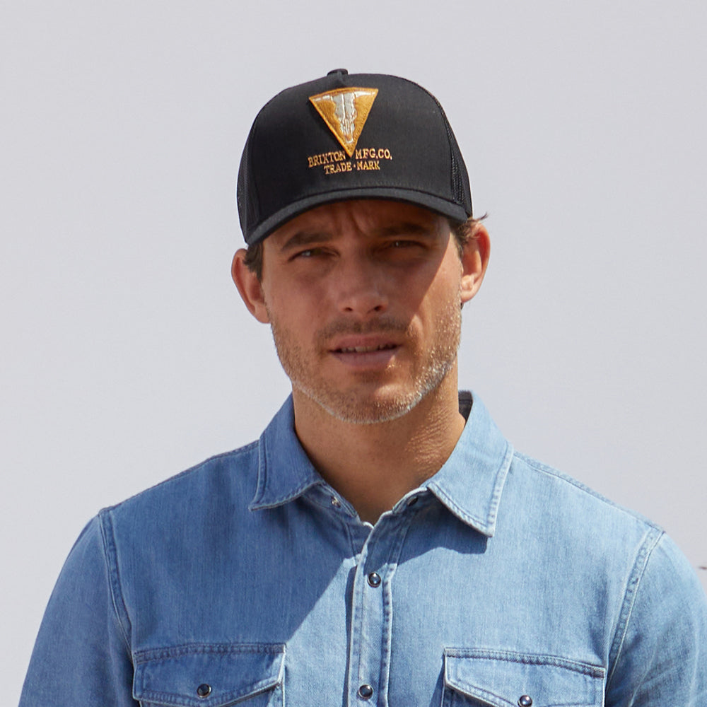 Brixton Gunston NetPlus MP Trucker Cap - Schwarz