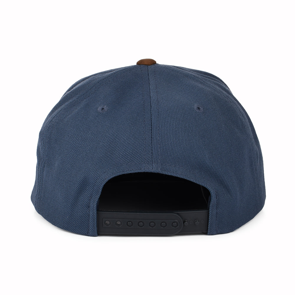 Brixton Oath III Snapback Cap - Blau-Braun