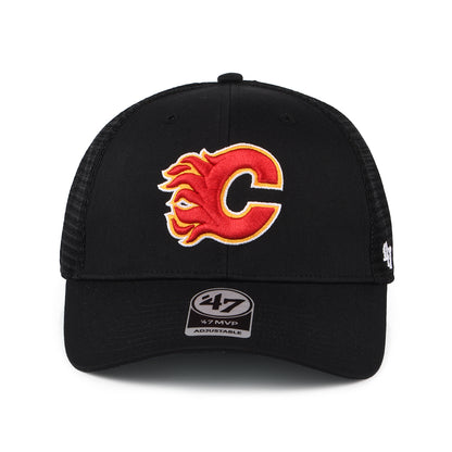 47 Brand Calgary Flames Trucker Cap - NHL Branson MVP - Schwarz