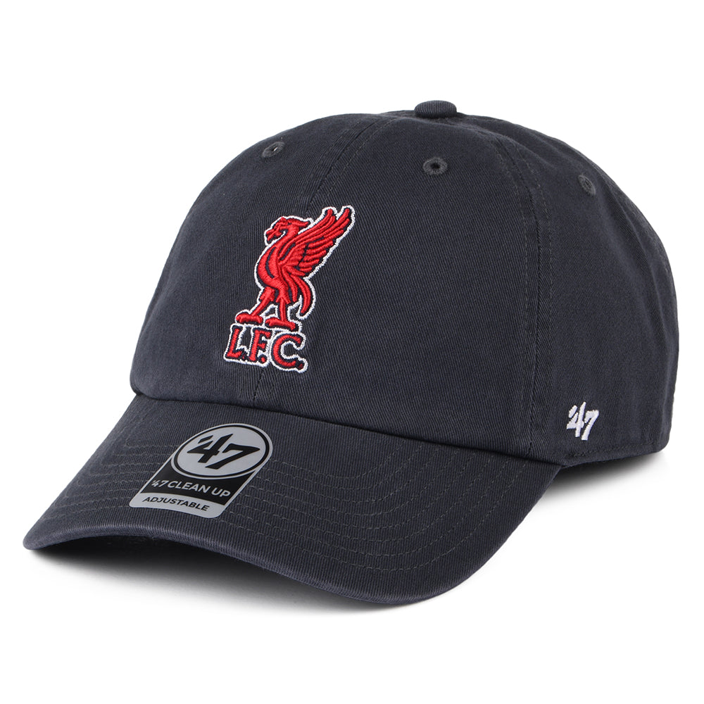 47 Brand Liverpool FC Baseball Cap - Clean Up - Verwaschenes Marineblau