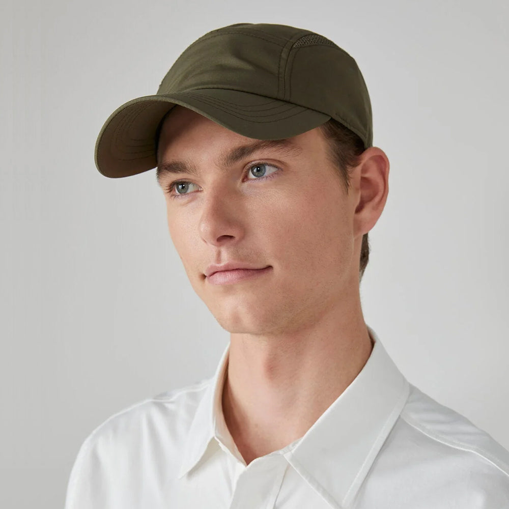 Tilley Airflo Recycled 5 Paneelen Cap - Olivgrün