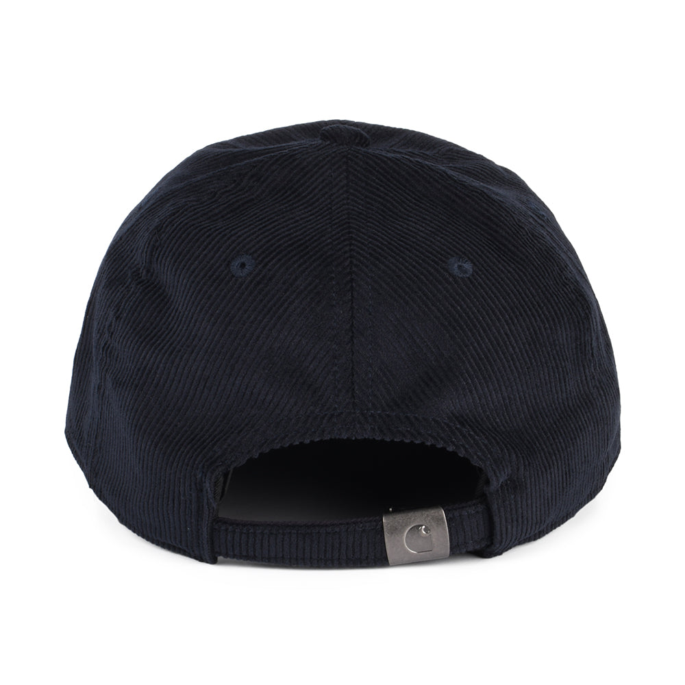 Carhartt WIP Harlem Tonal Kord Baseball Cap - Dunkles Marineblau