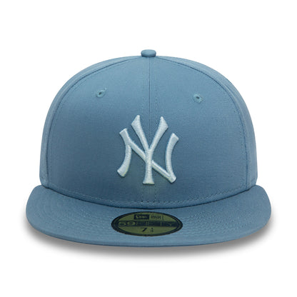 New Era 59FIFTY New York Yankees Baseball Cap - MLB League Essential - Hellblau-Eisblau