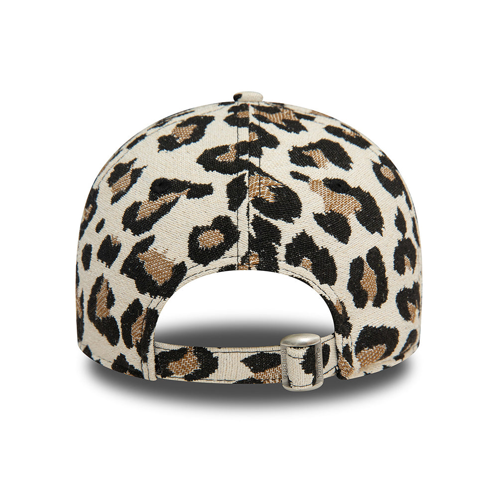 New Era 9FORTY New York Yankees Baseball Cap - MLB AOP Leopard - Beige