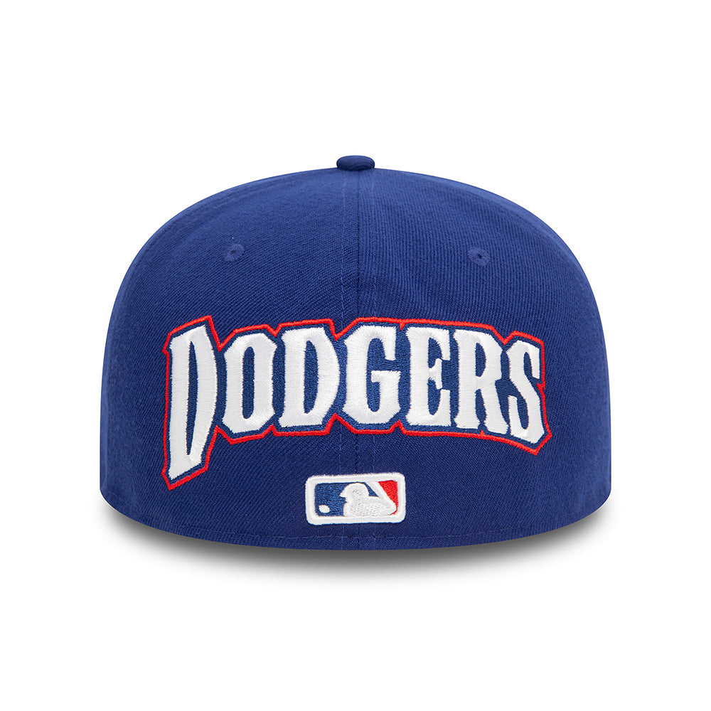 New Era 59FIFTY L.A. Dodgers Baseball Cap - MLB Upside Down AOP - Königsblau-Weiß