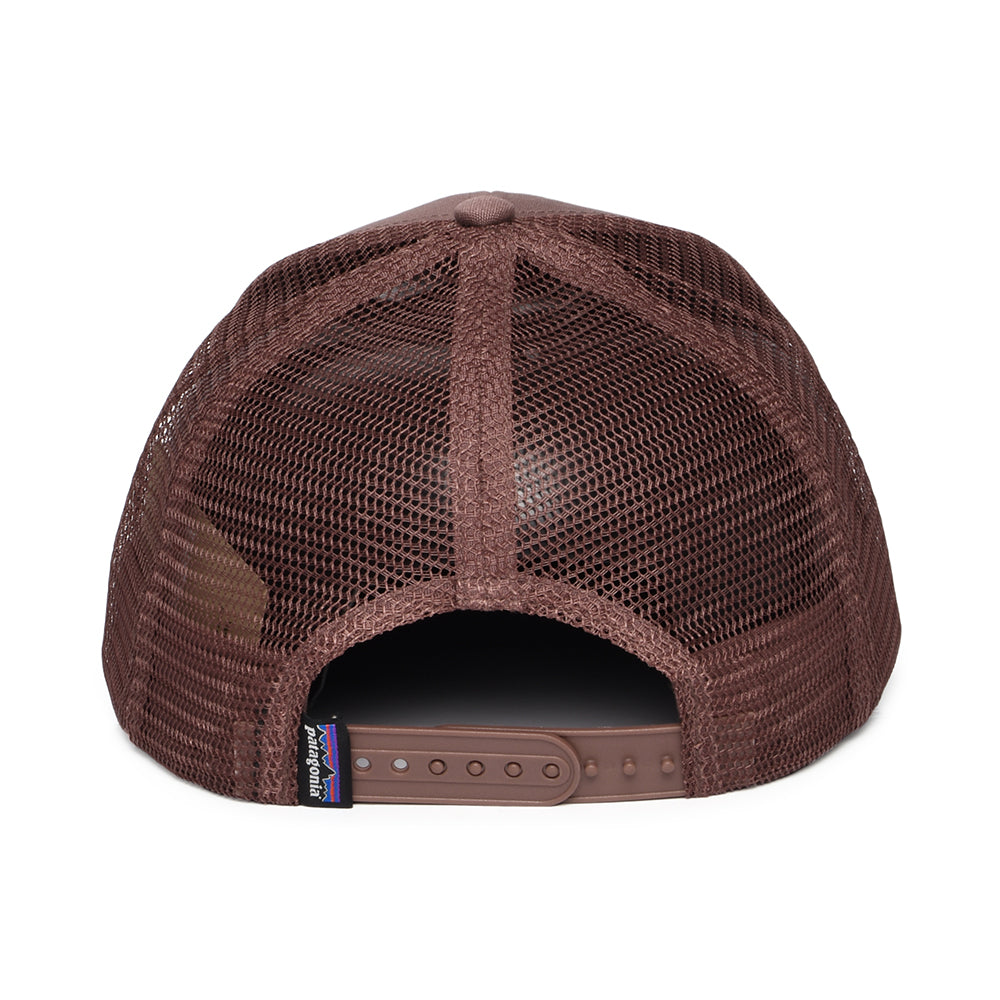 Patagonia P-6 Logo LoPro Trucker Cap aus organischer Baumwolle - Mauve