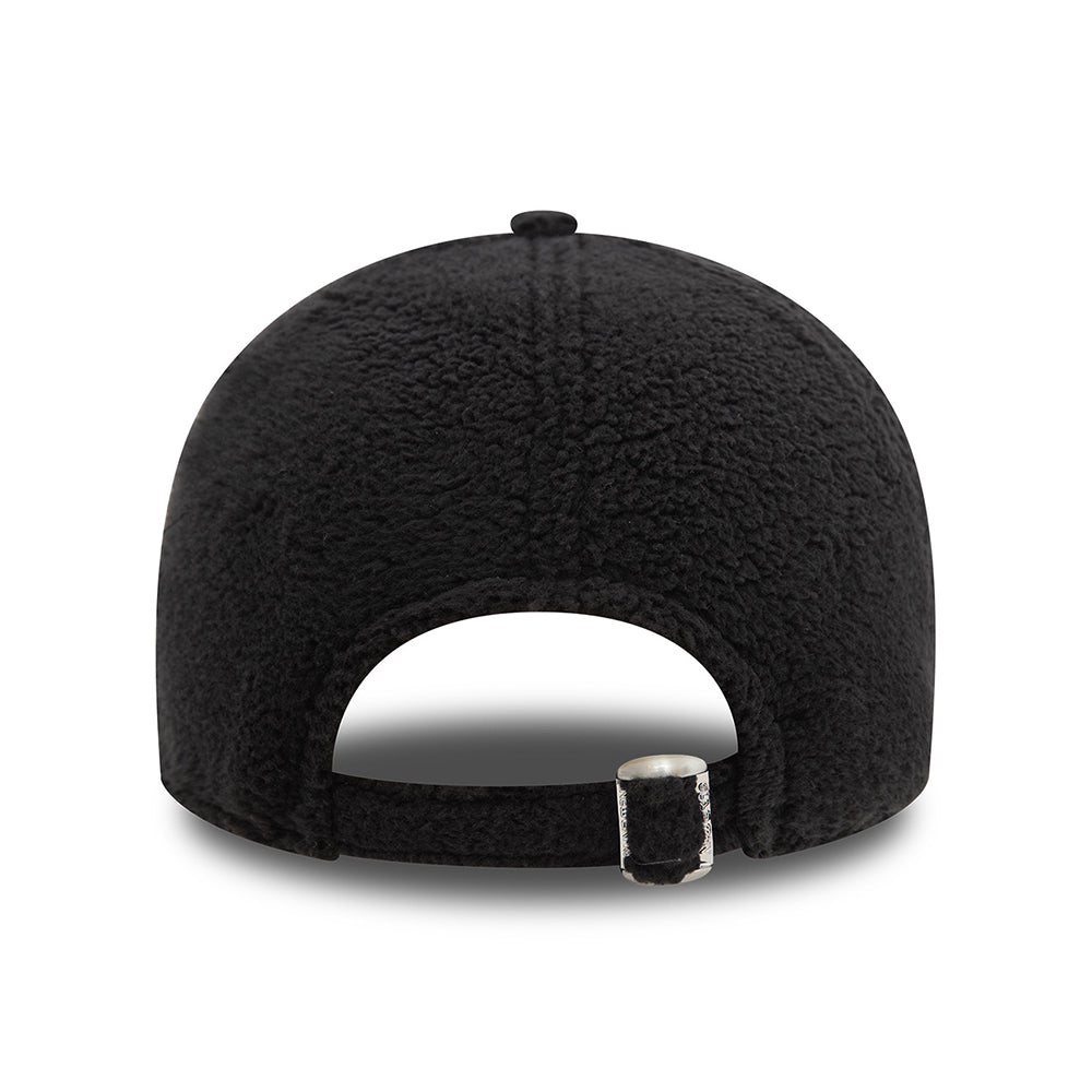 New Era 9FORTY New York Yankees Baseball Cap - MLB Borg - Schwarz-Weiß