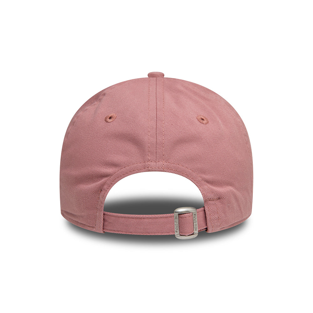 New Era Damen 9TWENTY Baseball Cap aus organischer Baumwolle - NE Phrase Holiday Mode - Dunkelrosa