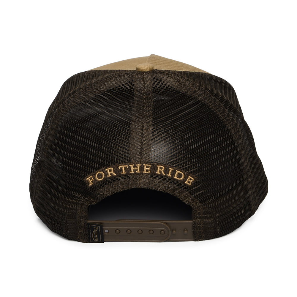 Triumph Motorcycles Hunter Trucker Cap - Rehbraun