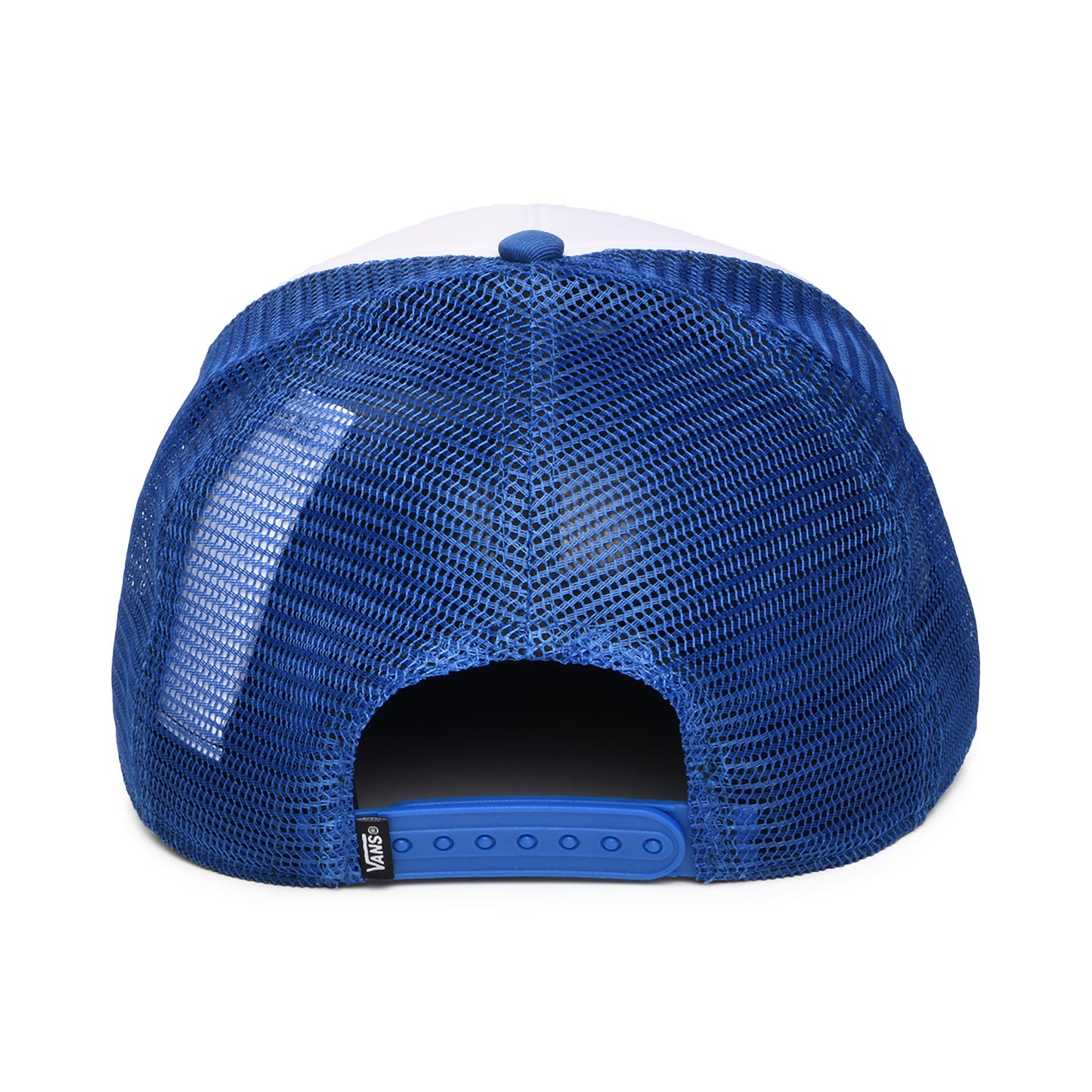Vans Classic Patch Curved Brim Trucker Cap - Blau-Weiß