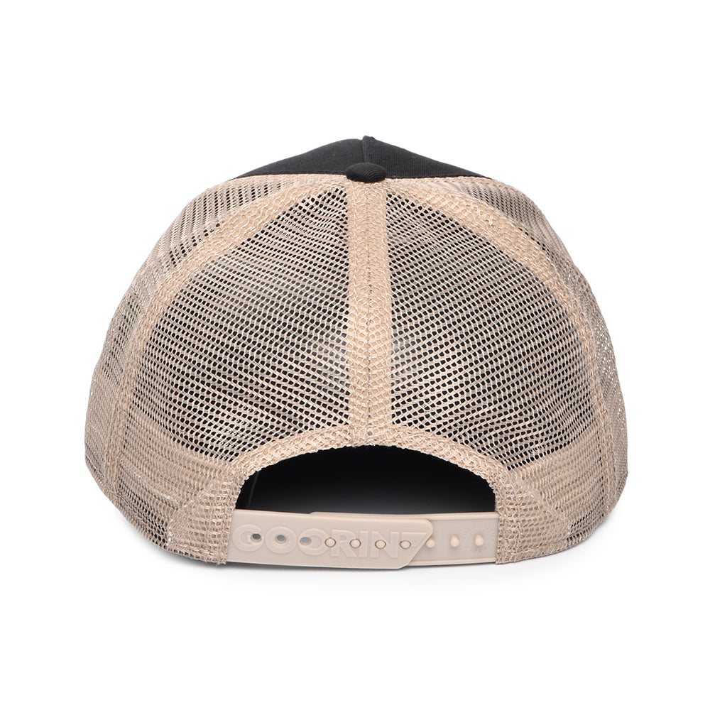 Goorin Bad Boy Trucker Cap - Schwarz-Beige