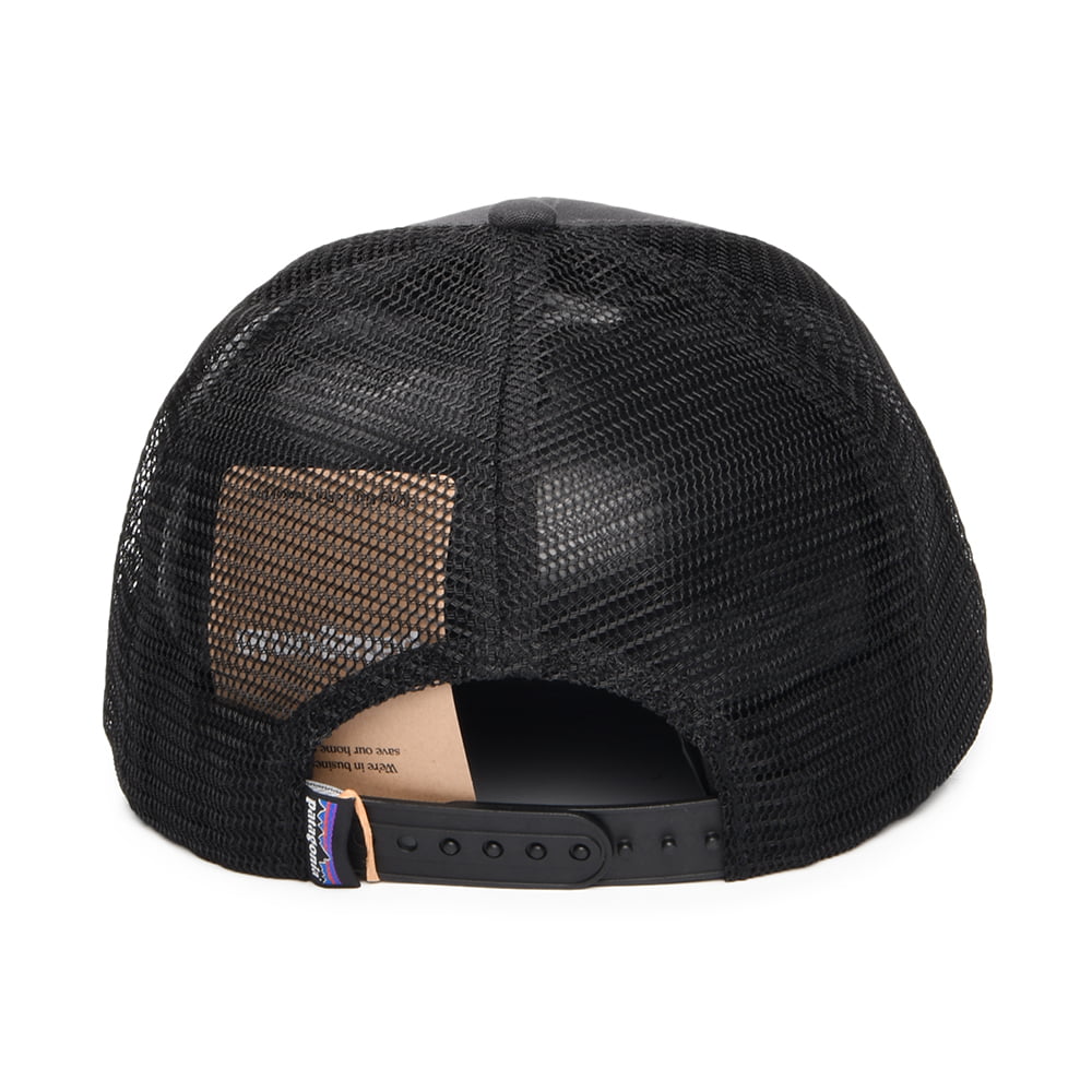 Patagonia Flying Fish LoPro Trucker Cap - Grau-Schwarz