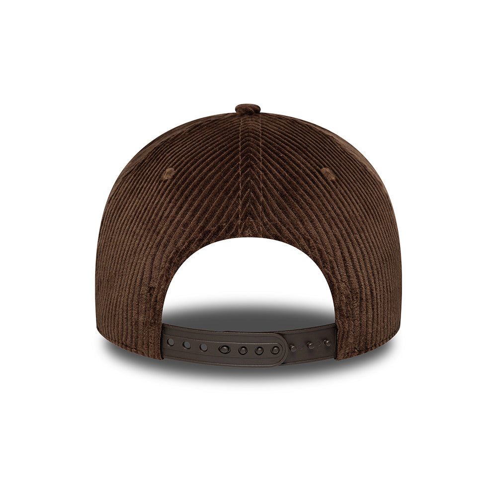 New Era 9FORTY A-Frame Snapback Cap - NE Patch Cord - Braun