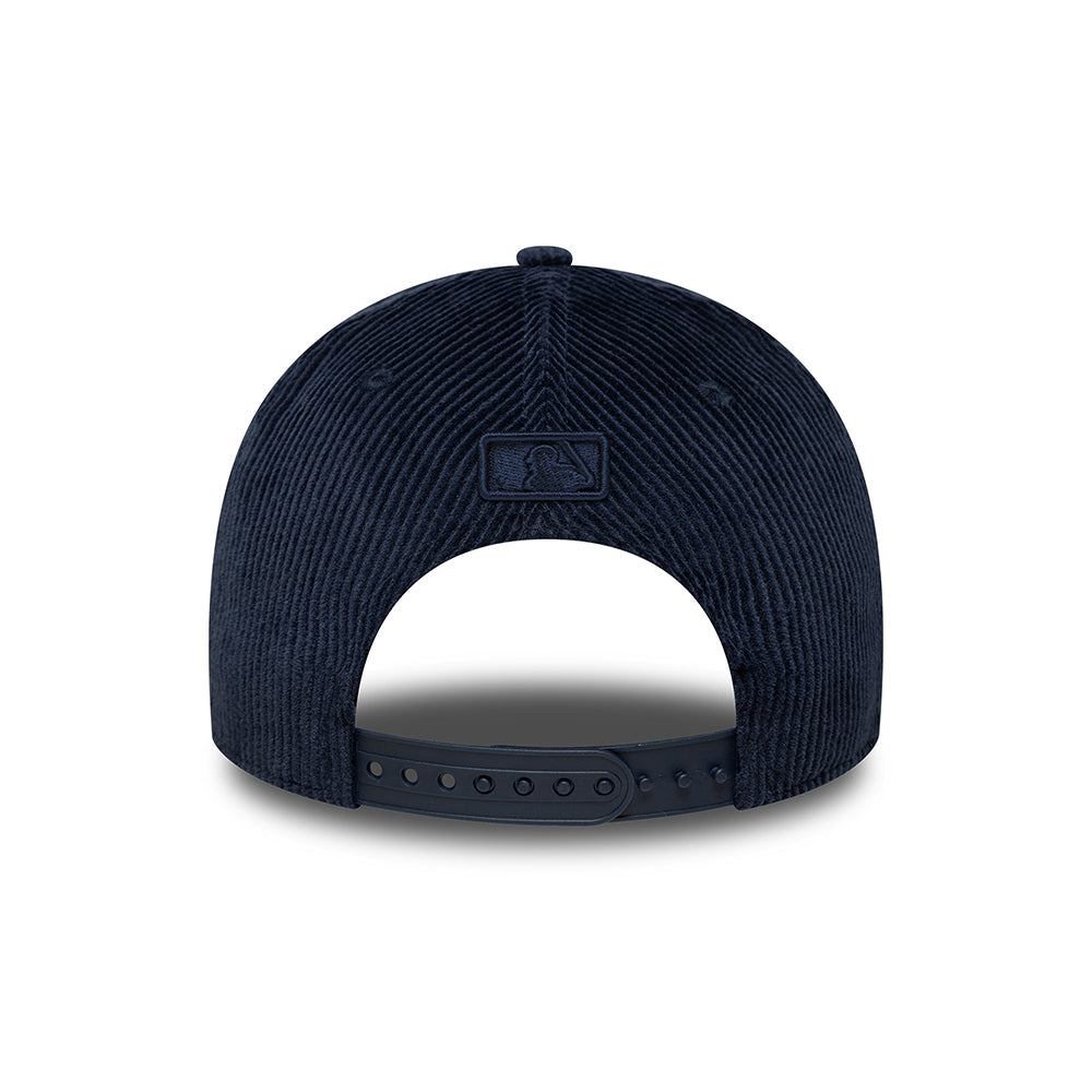 New Era 9FORTY New York Yankees Baseball Cap - MLB Cord - Marineblau
