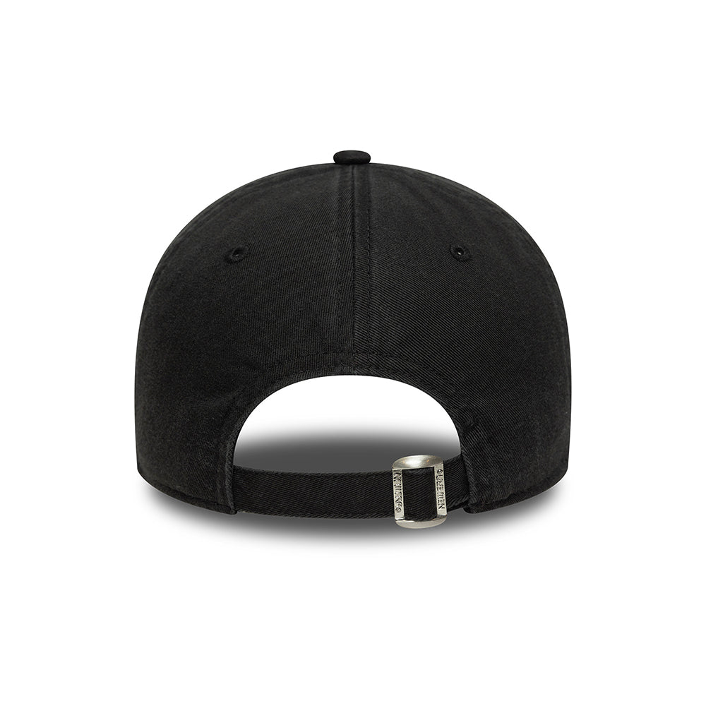 New Era 9TWENTY L.A. Dodgers Baseball Cap - MLB Mini Washed - Schwarz-Weiß