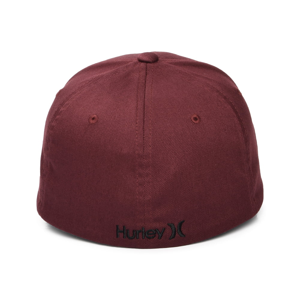 Hurley One & Only Flexfit Baseball Cap - Tiefrot