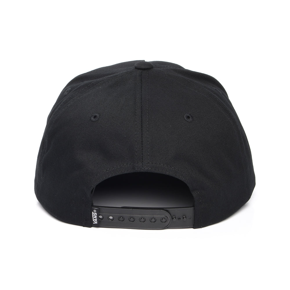 Vans Drop V Log Curved Brim Snapback Cap - Schwarz-Weiß